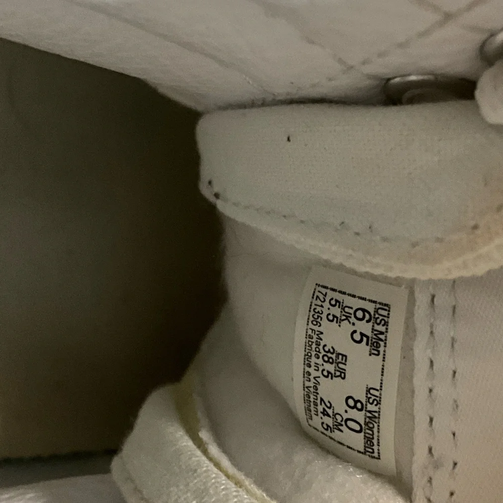 Vans White High-Top Sneakers - Picture 8 of 8